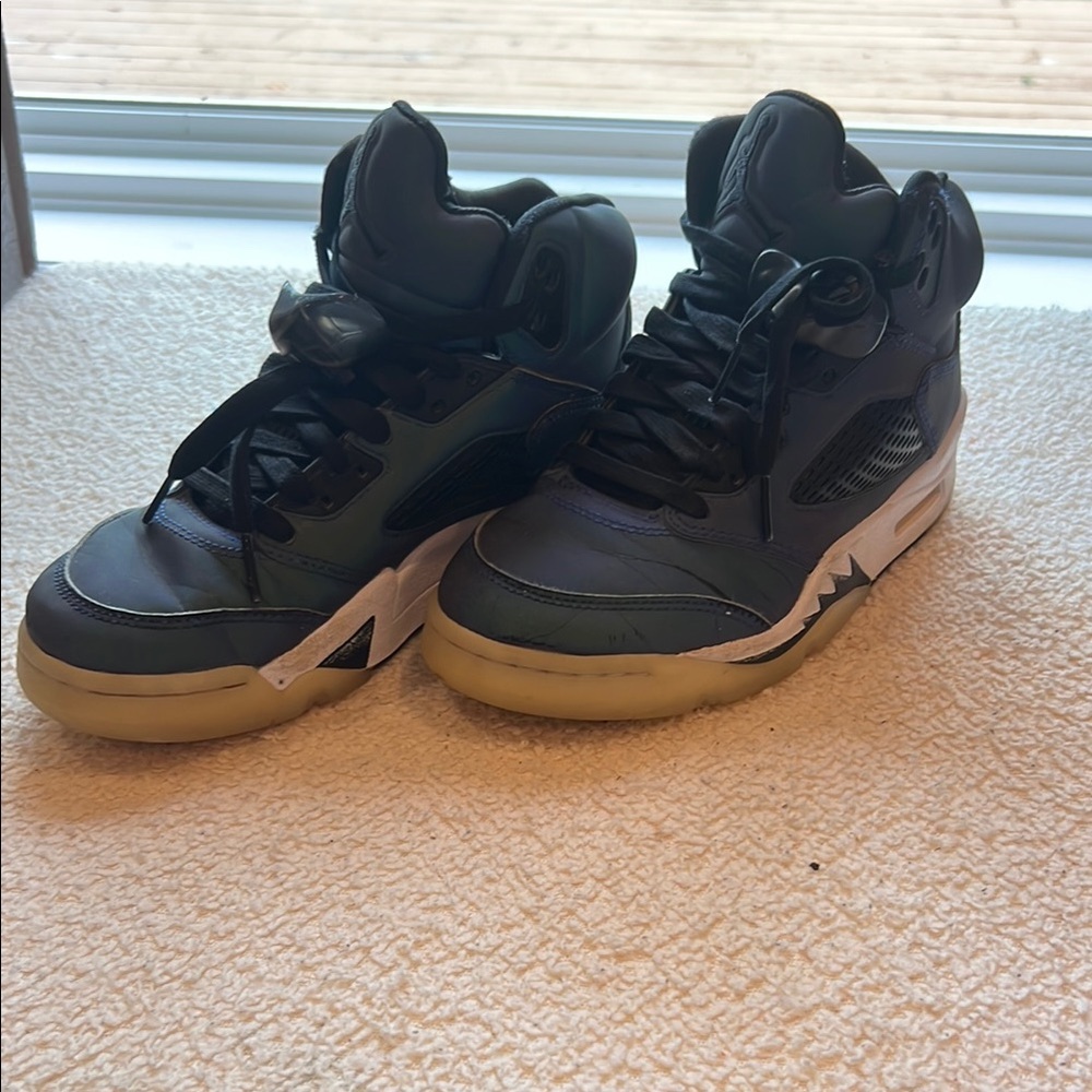 Jordan Kids Shoes Black and Cream